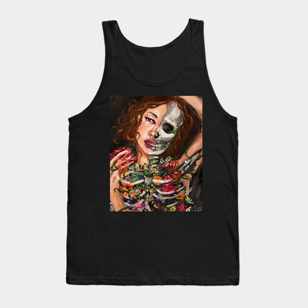 Skin and Bones Tank Top by YaebaArts